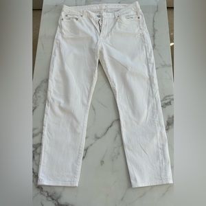 7 for all mankind white jeans